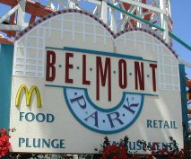 [Belmont Park is located in San Diego.  It has the sister coaster of Giant Dipper SCBB.]